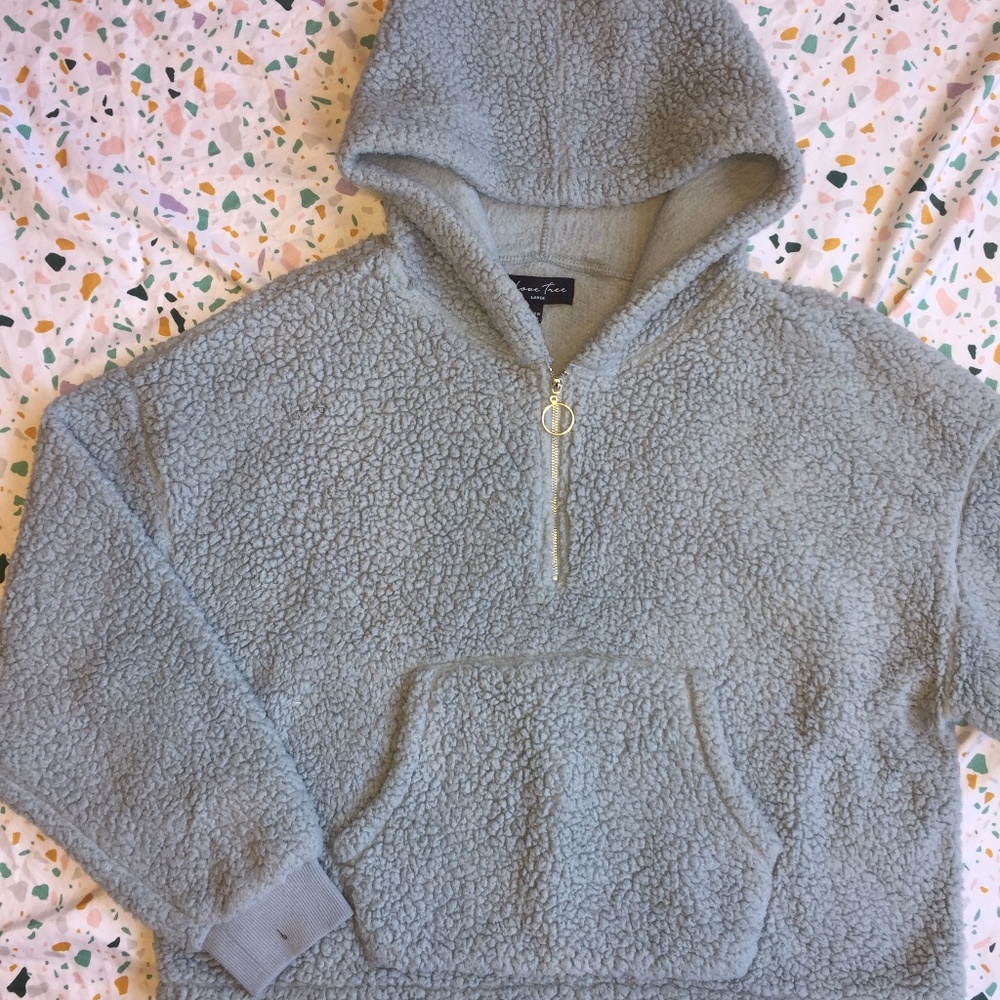 Teddy Drawstring Pullover - Picture 2 of 2